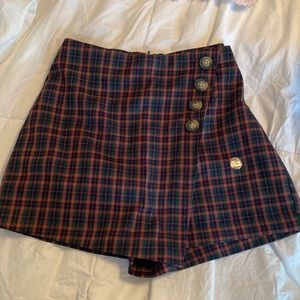 AéRopostale plaid skort size small
